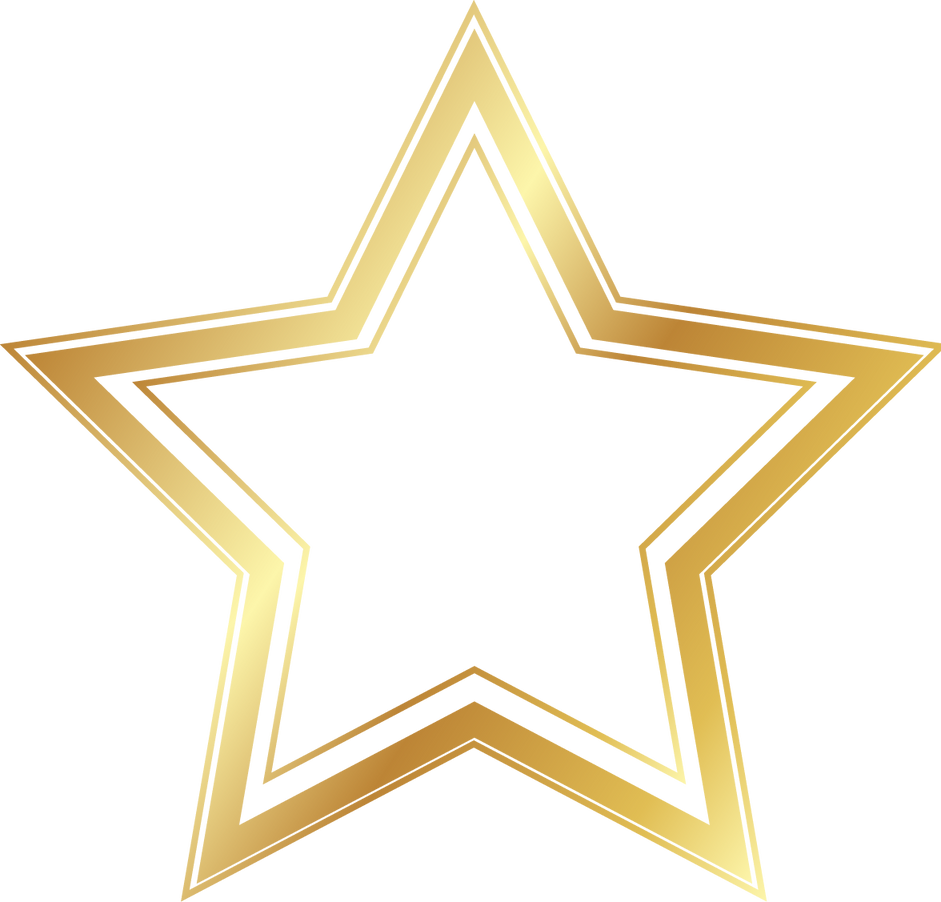 Gold Star Illustration